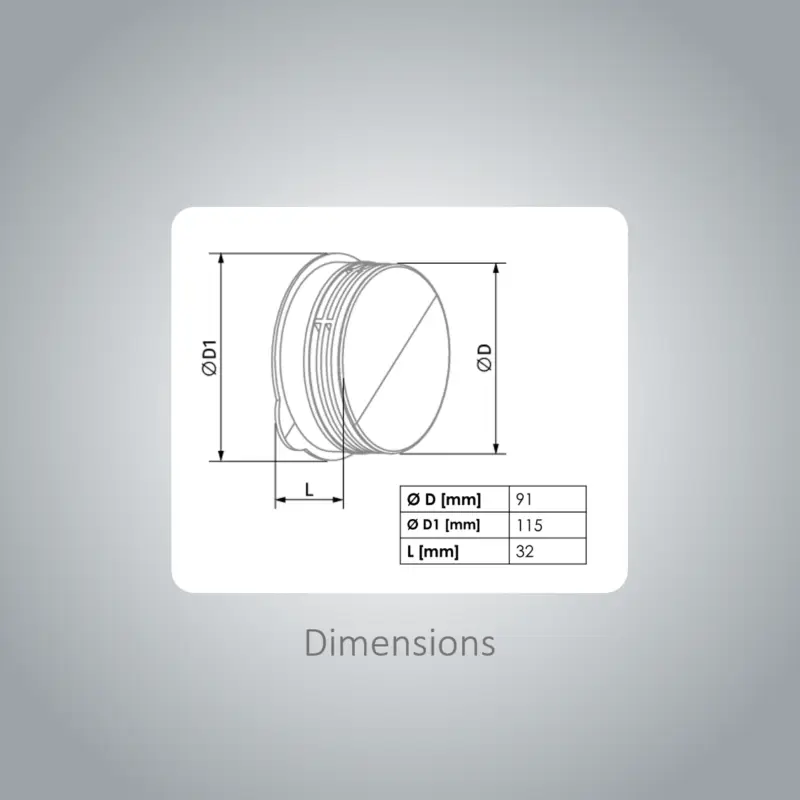 BlauFast 90 - RFP90 Flange Cap - Image 2