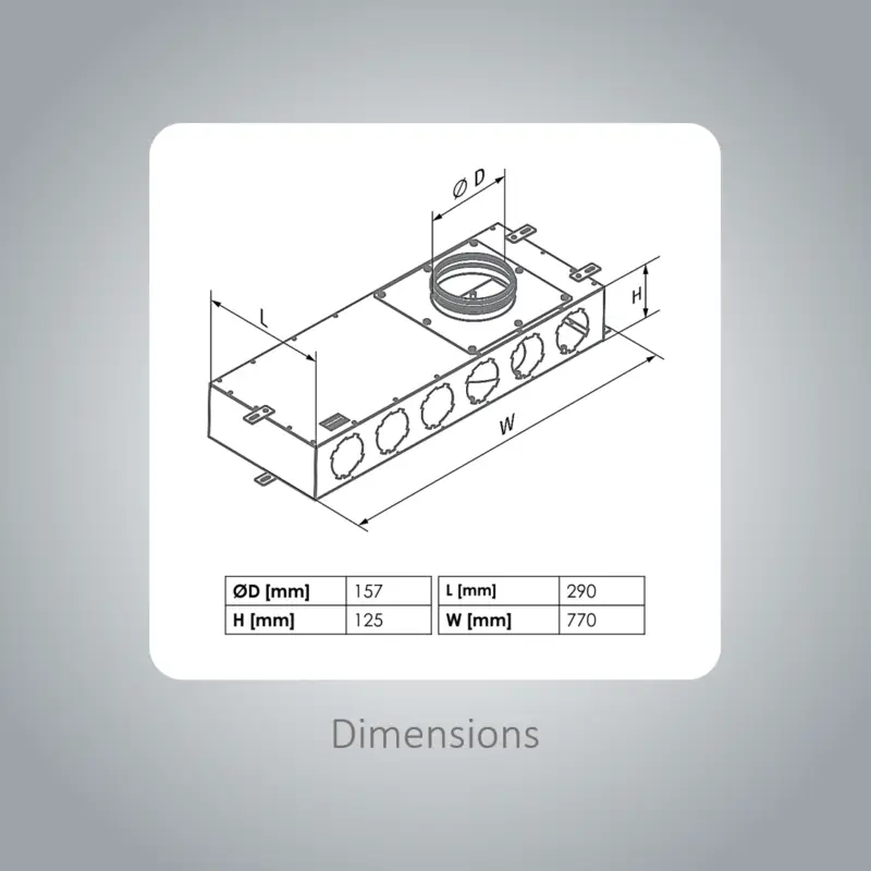BlauFast 90 - SR160/90x6-04 Distribution Box - Image 2