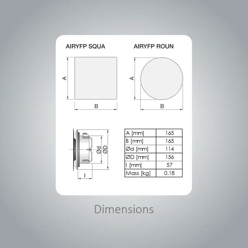 Lindab Airy 125 - Square - Image 2